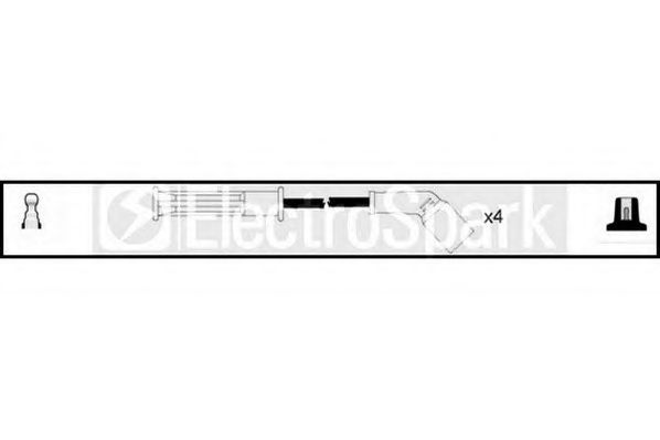 Комплект проводов зажигания STANDARD OEK505