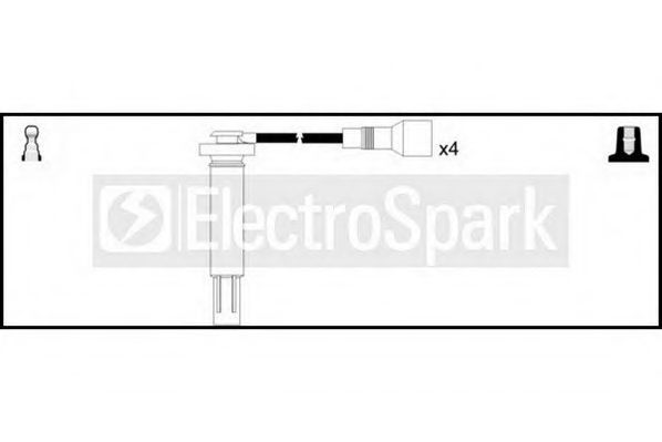 Комплект проводов зажигания STANDARD OEK677