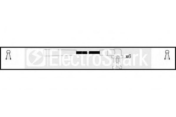 Комплект проводов зажигания STANDARD OEK904