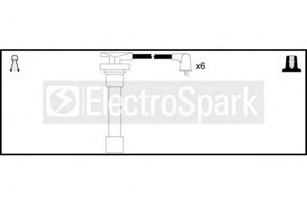 Комплект проводов зажигания STANDARD OEK708