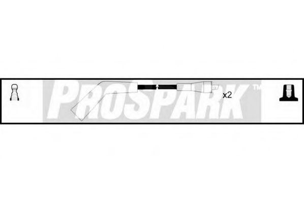 Комплект проводов зажигания CHAMPION LS350