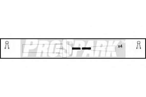 Комплект проводов зажигания STANDARD OES825