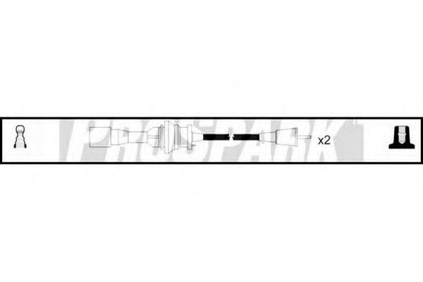 Комплект проводов зажигания STANDARD OES902