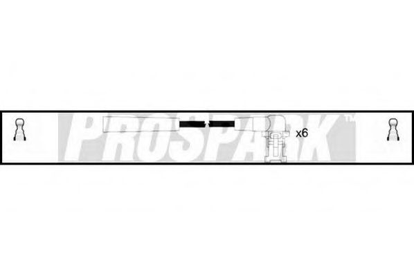 Комплект проводов зажигания STANDARD OES928