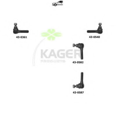 Подвеска колеса KAGER 800071