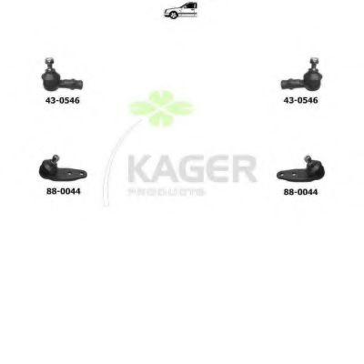 Подвеска колеса KAGER 800106