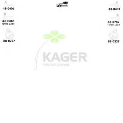 Подвеска колеса KAGER 800845