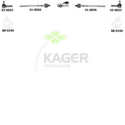 Подвеска колеса KAGER 801373