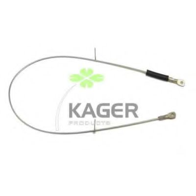 Трос, стояночная тормозная система KAGER 19-0366