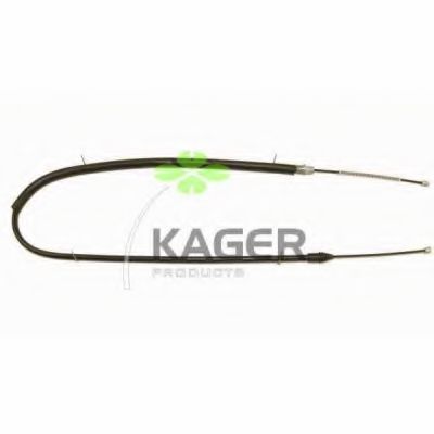 Трос, стояночная тормозная система KAGER 19-1332