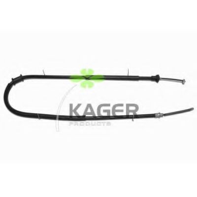 Трос, стояночная тормозная система KAGER 191787