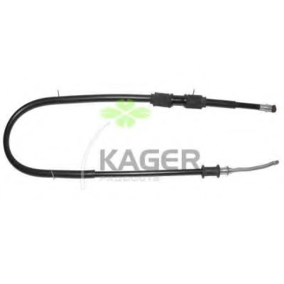Трос, стояночная тормозная система KAGER 19-6299