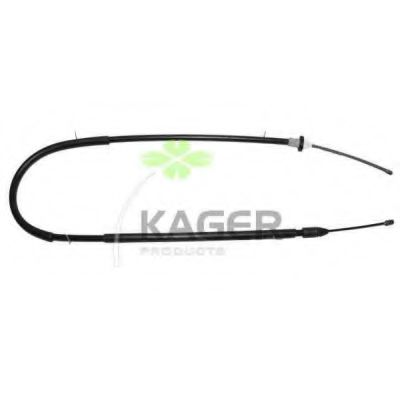 Трос, стояночная тормозная система KAGER 19-6434