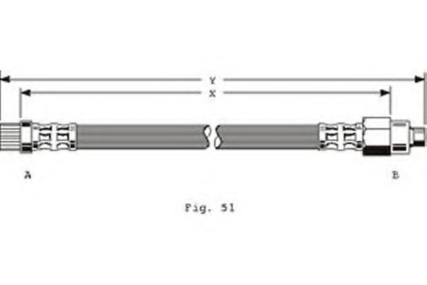 Тормозной шланг GIRLING 9001211
