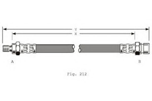 Тормозной шланг GIRLING 9002311