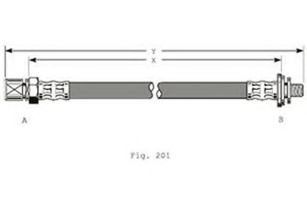 Тормозной шланг GIRLING 9002340