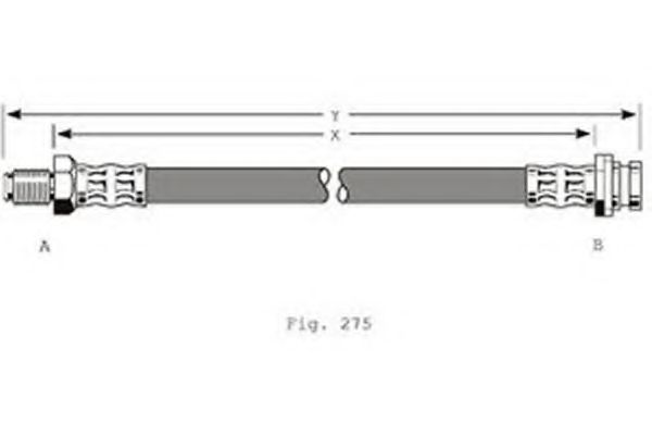 Тормозной шланг GIRLING 9002381