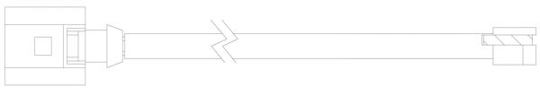 Сигнализатор, износ тормозных колодок KAWE WS0322A