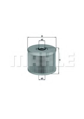 Топливный фильтр MAHLE ORIGINAL KX 20