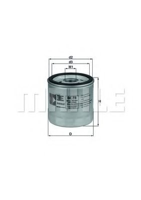 Масляный фильтр MAHLE ORIGINAL OC 78