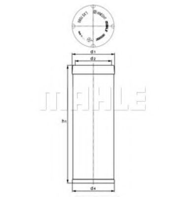 Фильтр добавочного воздуха MAHLE ORIGINAL LXS 7045