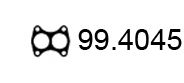 Прокладка, труба выхлопного газа ASSO 99.4045
