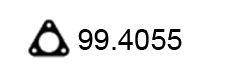 Прокладка, труба выхлопного газа ASSO 99.4055