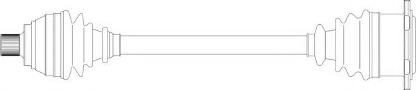 Приводной вал GENERAL RICAMBI AU3134