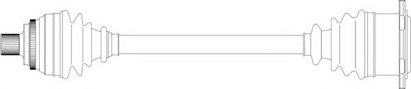 Приводной вал GENERAL RICAMBI AU3135