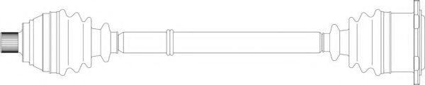 Приводной вал LÖBRO 300810