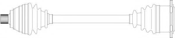 Приводной вал LÖBRO 300811