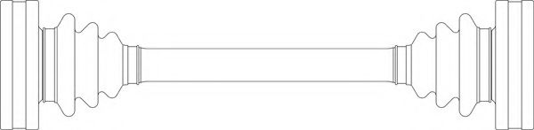 Приводной вал GENERAL RICAMBI BW3002