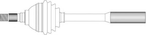 Приводной вал GENERAL RICAMBI CI3002
