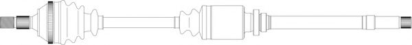 Приводной вал GENERAL RICAMBI CI3086