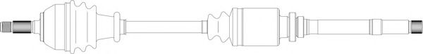 Приводной вал GENERAL RICAMBI CI3130