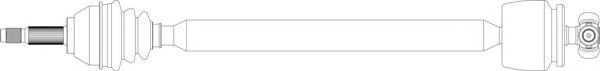 Приводной вал GENERAL RICAMBI FI3006