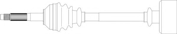 Приводной вал GENERAL RICAMBI FI3272