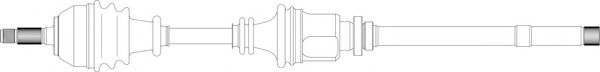 Приводной вал GENERAL RICAMBI PE3024