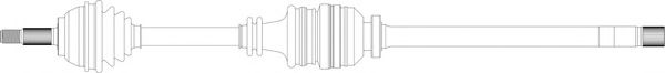 Приводной вал GENERAL RICAMBI RE3146