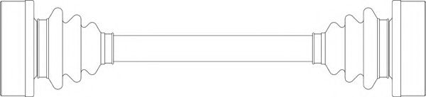 Приводной вал GENERAL RICAMBI VO3002