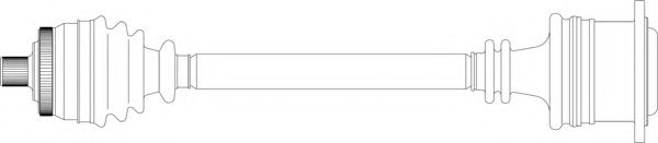 Приводной вал GENERAL RICAMBI WW3217