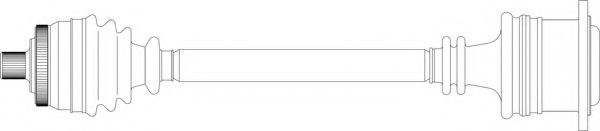 Приводной вал GENERAL RICAMBI WW3218