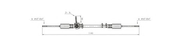 Рулевой механизм GENERAL RICAMBI FO4005