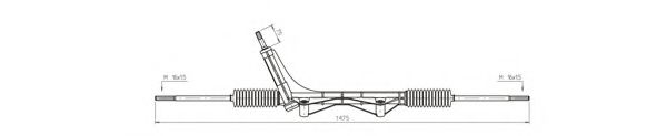 Рулевой механизм GENERAL RICAMBI FO4016