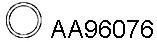 Прокладка, труба выхлопного газа VENEPORTE AA96076