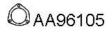 Прокладка, труба выхлопного газа VENEPORTE AA96105