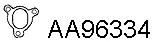 Прокладка, труба выхлопного газа VENEPORTE AA96334