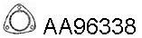 Прокладка, труба выхлопного газа VENEPORTE AA96338