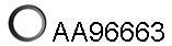 Уплотнительное кольцо, труба выхлопного газа VENEPORTE AA96663