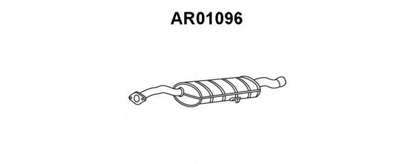 Глушитель выхлопных газов конечный VENEPORTE AR01096